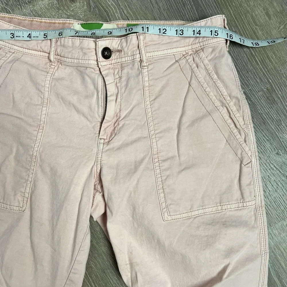 Anthropologie The Wanderer Linen Blend Pink Pants- 29P‎